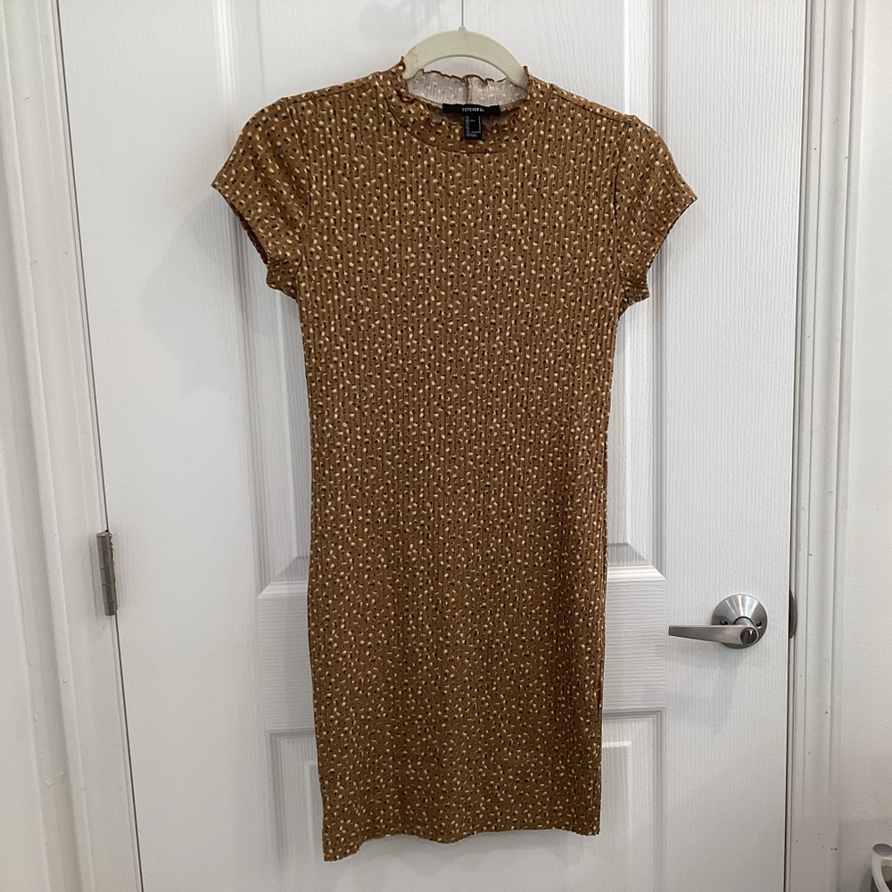 Forever 21 Brown Midi Dress